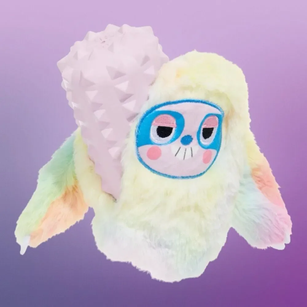 Bark Box 420 PINK Grateful Ted Super Chewer Sloth Plush Surprise Toy NWT
